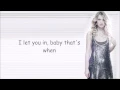 Taylor swift - That's when lyrics