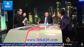 د فيصل القاسم يطرد الضيف الكردي 