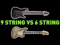 9 String Guitar Vs Down Tuned 6 String Baritone Guitar
