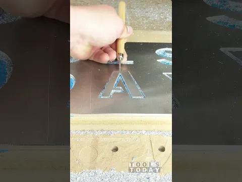 Cutting an Aluminum Letter on the CNC