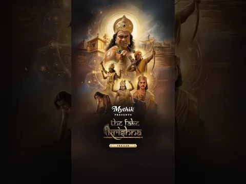 Paundrak ka vinash: Kyu hara fake Krishna? 🚩 #mythology #krishna #shorts