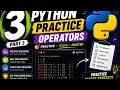 Python Operators Practice Questions Lecture 3 Python Practice Session