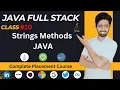 Java String Methods Tutorial Java Full Stack Development Course in Hindi lecture 10