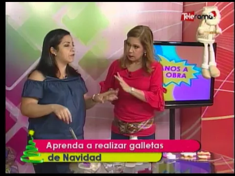 Aprenda a realizar galletas de Navidad