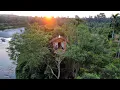 Download Lagu Membuat Rumah Pohon Mewah Tempat Camping yang Nyaman dan Dihantam Hujan Deras Berkali - kali