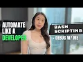 bash scripting for beginners debug with me automate stuff