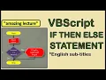 VBScript If Then Multiple Actions-VBScript If Then Else Statement-VBScript Tutorial-Vbscript-If Then
