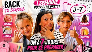 BACK TO SCHOOL : IL NOUS RESTE 1 SEMAINE POUR ÊTRE PRÊTS ! 😱🎒