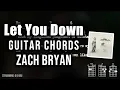 Zach Bryan - Let You Down Guitar Chords