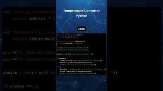 Temperature Converter in Python