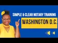 Washington DC Notary Training General Notary Work Loan Signing Agent