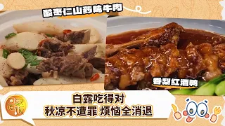 酸枣仁山药炖牛肉 香梨红酒鸭 白露吃得对秋凉不遭罪 烦恼全消退《回家吃饭》20260907 | 美食中国 Tasty China