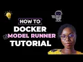 Run LLMs Locally with Docker Model Runner The Better Ollama Alternative Full Tutorial