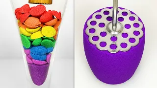 very satisfying and relaxing compilation 369 kinetic sand asmr