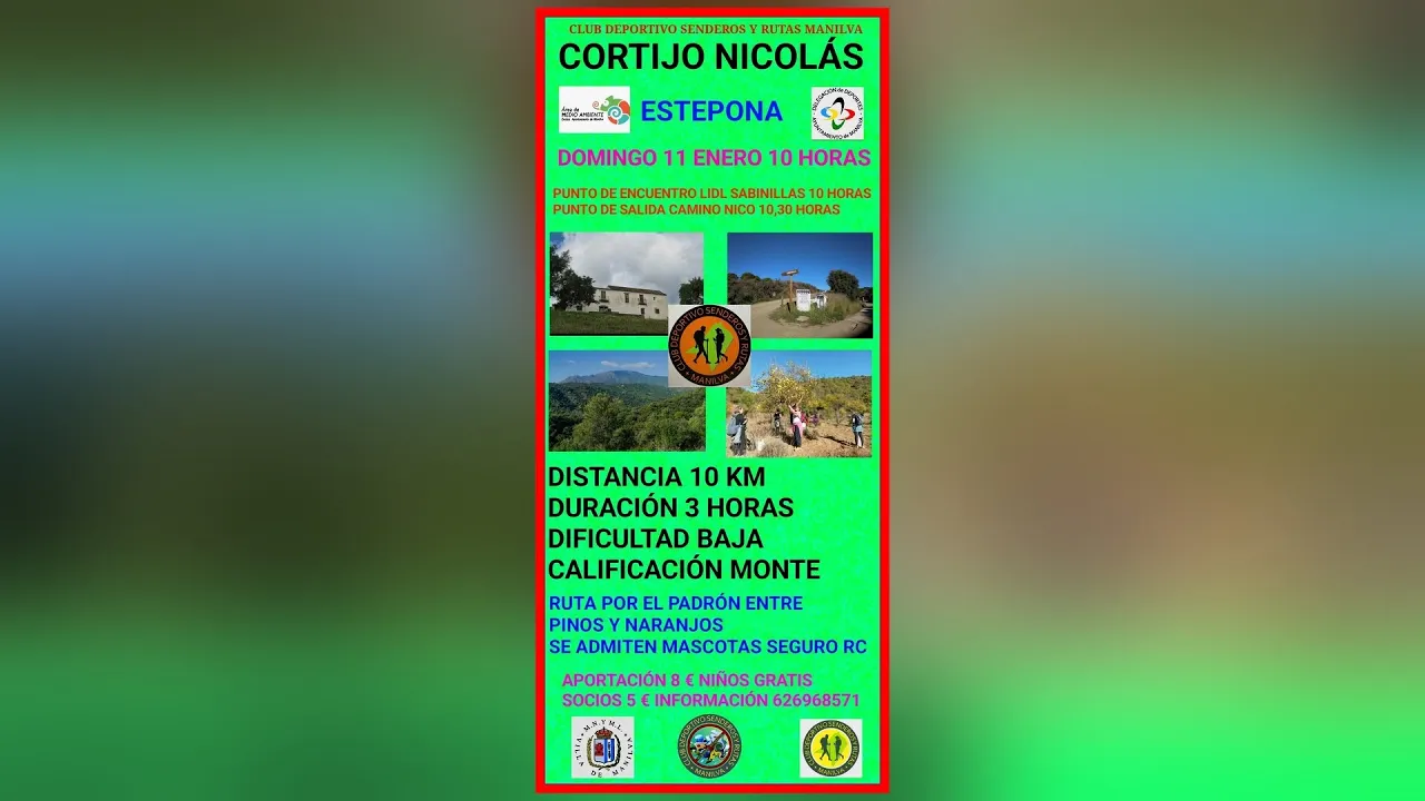 Nueva ruta en Estepona del club de senderos y rutas