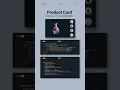 Product Card Animation HTML CSS JavaScript
