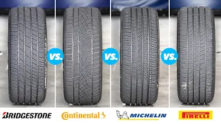 Download Michelin vs Continental vs Bridgestone vs Pirelli - The BEST Ultra High Performance All Season Tires MP3