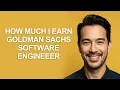 How Much I Earn Goldman Sachs Software Engineeer - KevinHowTo
