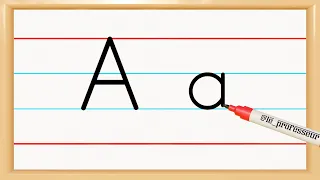 كتابة الحروف الانجليزية الصغيرة والكبيرة   كتابة حرف   بالانجليزي كبتل وسمول دندنها