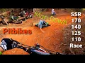 Pitbike Racing SSR 170 vs 140BW vs 125 vs 110 2021 SSR Pitbikes
