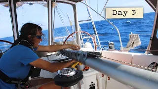 Breaking and repairing our whisker pole mid-Atlantic // Atlantic Crossing Daily Vlog #3