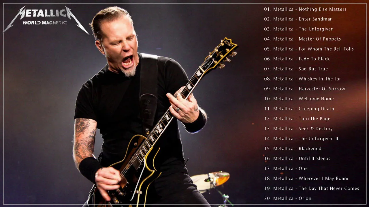 Metallica Greatest Hits Playlist | Best Songs Of Metallica