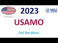 2023 USAMO full solutions problems United States of America Mathematical Olympiad Math 2022 2024