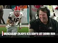 LOOK AT DAD Will Muschamp celebrates his son s big run for Georgia ESPN College Football
