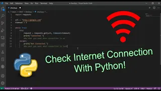 How to Check Internet Connection With Python 5 Minutes