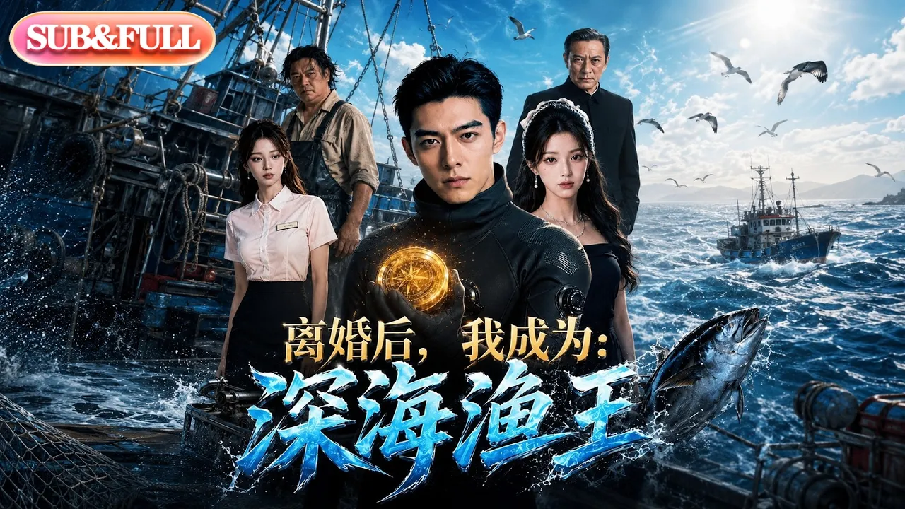 【全集FULL】《离婚后，我成为深海渔王》| AI短剧 | ENG SUB #薄荷听书 #cdrama #latest #热门短剧 #都市 #重生 #逆袭 #现代 #甜宠 poster