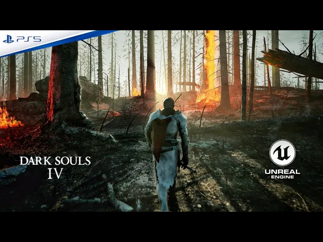 Dark Souls IV Gameplay Trailer - Unreal Engine 5 Insane Showcase l Concept