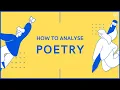 How to Analyse Poetry