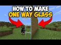 Download Lagu How To Get One Way Glass in Minecraft | Minecraft One Way Glass