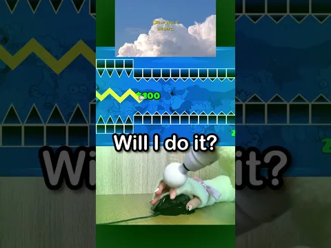 Can I Beat Marge Simpson IMPOSSIBLE Wave Wall Challenge? 🤔 #shorts #geometrydash