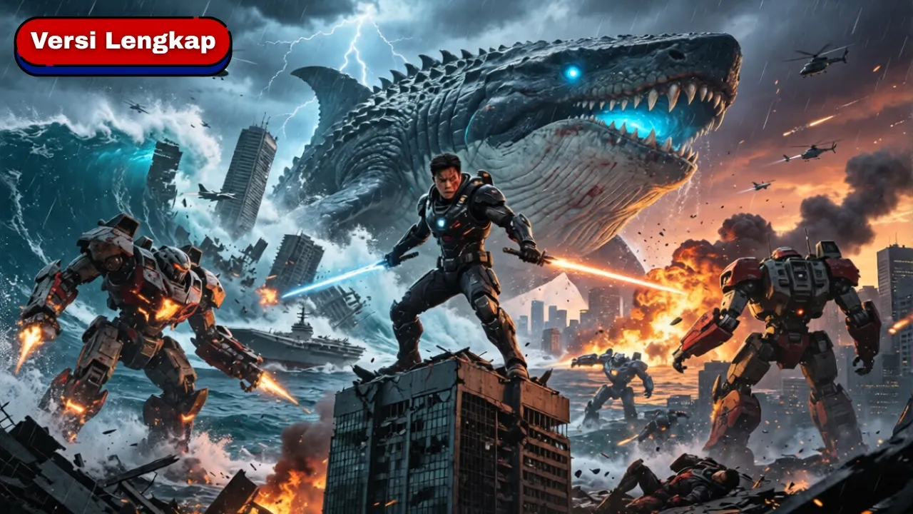 Monster Laut Level 10 Menghancurkan Umat Manusia—Kini Jenderal Terakhir Kembali dari Kematian! poster