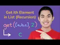 Get Value at Specific Index of Array Iterative v s Recursive Way