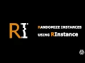 Cinema 4D Randomize your instances using RInstance plugin