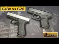 Glock G43x vs G26