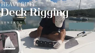 RIGGING OUR CUSTOM BUILT CATAMARAN  Ep384