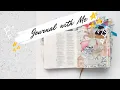 Boho Beach Bible Journaling Process journaling Chelacreates
