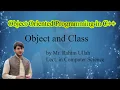 OOP Lecture No 5 Objects and Classes