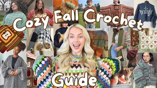 Cozy Fall Pattern Guide 2025 PLUS LINKS - size inclusive trendy classic wearables accessories