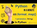 str format - map mapping