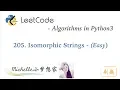 LeetCode in Python 205 isomorphic strings - Michelle