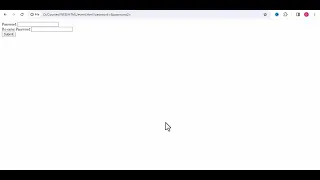Password Matching Java Script Form Validation