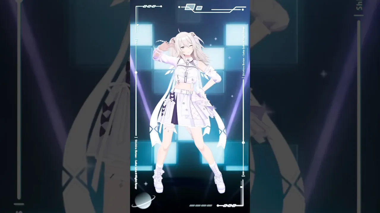 ルカルカ★ナイトフィーバー✨ 踊ってみた【獅白ぼたん / ホロライブ】 #shorts  #vtuber  #dance  #hololive