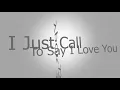 Download Lagu I Just Called To Say I Love You (sax cover)