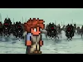 When you break a demon altar in Terraria