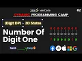 L-02 Digit DP Number Of Digit One Leetcode 233 Recursive Memoization Intuition Code