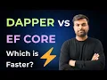 EF Core vs Dapper vs ADO NET Performance in ASP NET Core Web API C Entity Framework Core Guide